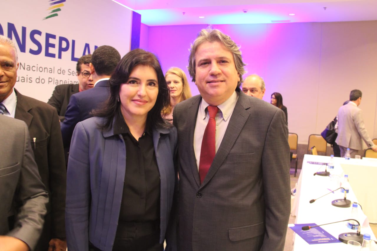 Ministra Simone Tebet e Caravina - Foto: Divulga&ccedil;&atilde;o